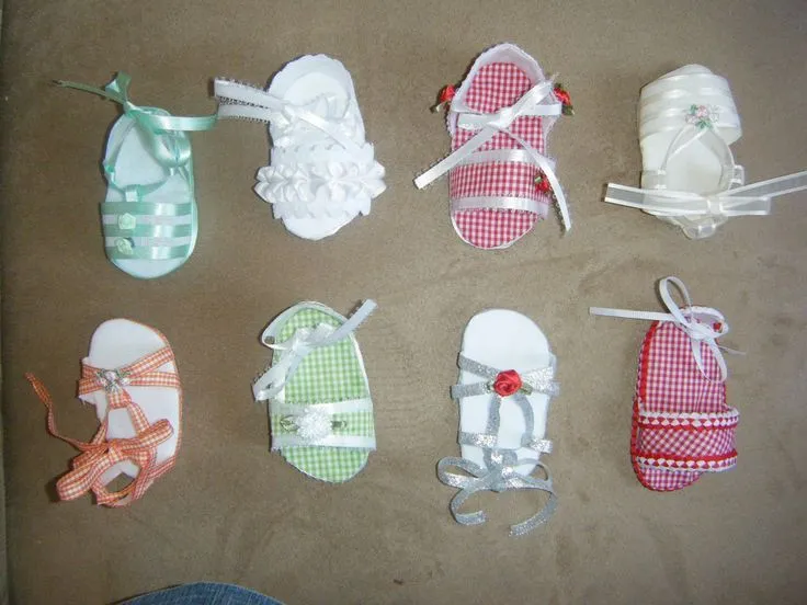 zapatitos para baby shower de nina | ... accesorios asi que una ...