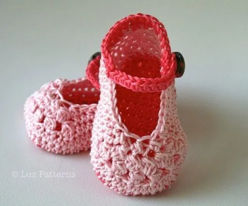 Zapatitos de bebé a crochet paso a paso (10) | zapatitos tejidos ...