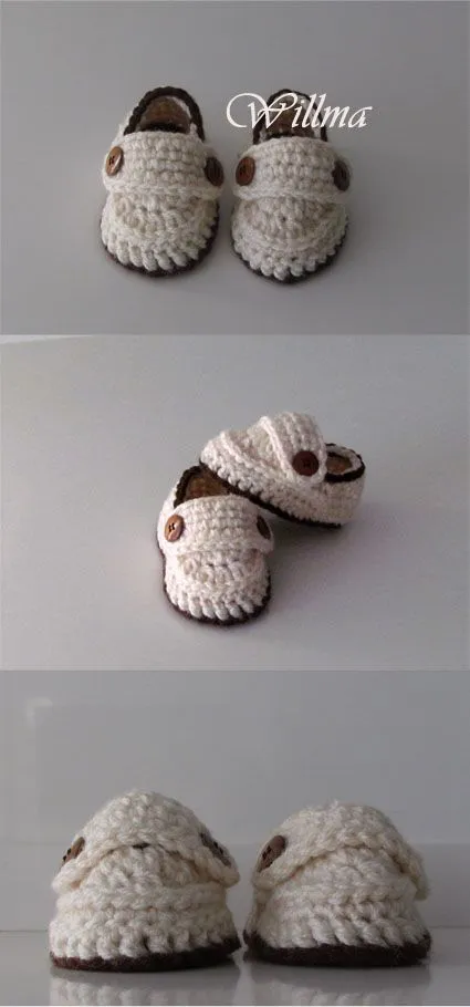 Zapatitos de bebé a crochet patrones - Imagui