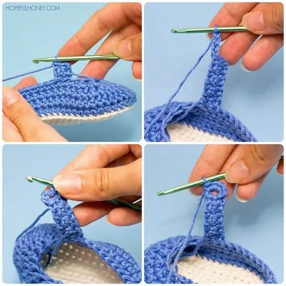 Zapatitos tejidos a crochet paso a paso con patron