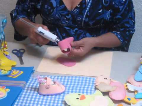 Como hacer zapatitos de yute para baby shower - Imagui