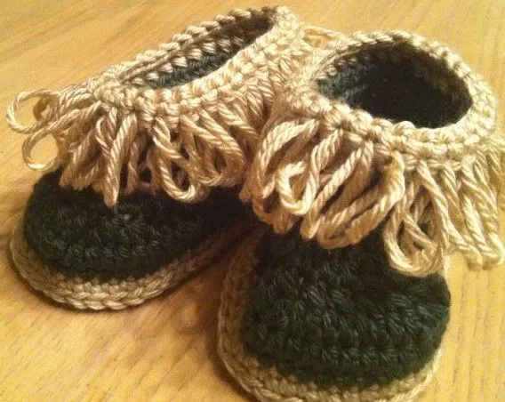 PATRON crochet zapatitos para bebé - Imagui