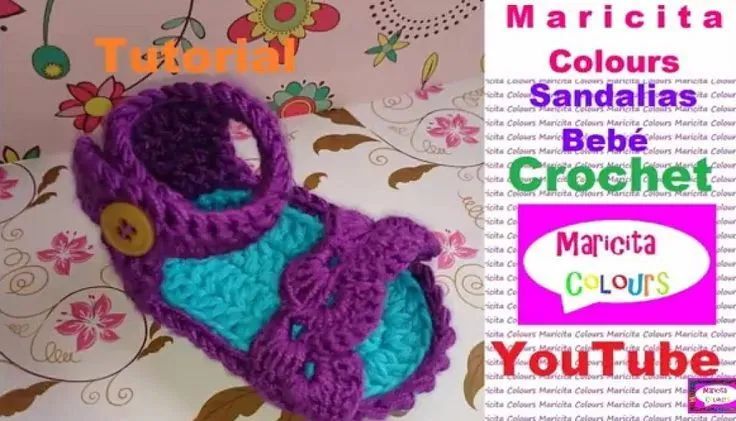Cómo hacer zapatos de bebé a crochet para el verano | Aprender ...