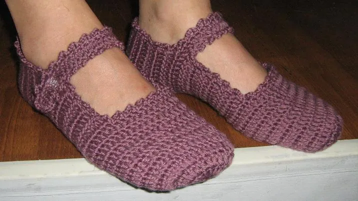 Como hacer zapatos en crochet para dama - Imagui