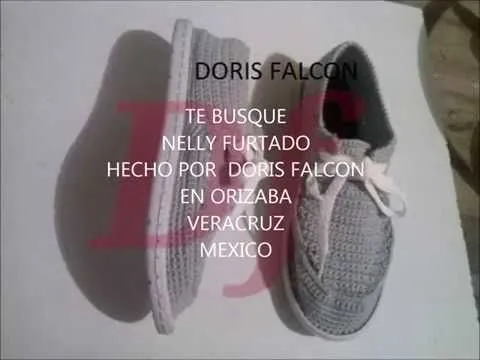 zapatos en crochet Diseños Doris Falcon - Youtube Downloader mp3