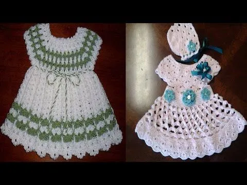 Vestidos tejidos a crochet para bebe de - Youtube Downloader mp3