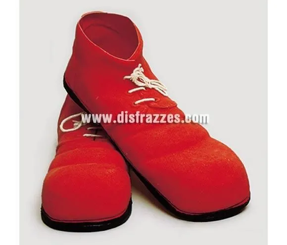Zapatos de Payaso rojos de látex de 35 cm. por sólo 17.50 ...