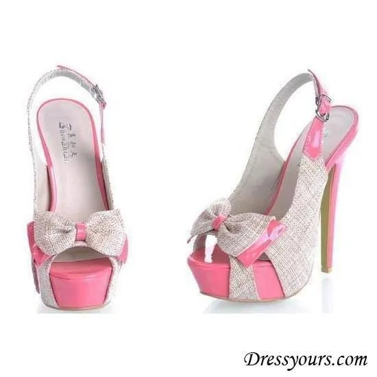 zapatos #taco #blaco y #rosado con #moñita | Zapatos | Pinterest ...