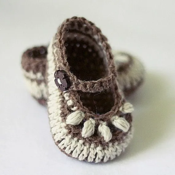Zapatitos de bebé tejidos patrones - Imagui
