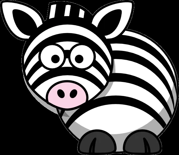 Zebra 1 Clip Art at Clker.com - vector clip art online, royalty ...