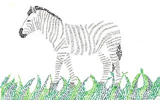 ... una zebra y escogi un poema y con este forme la zebra y el zacate ... una zebra y escogi un poema y con este forme la zebra y el zacate