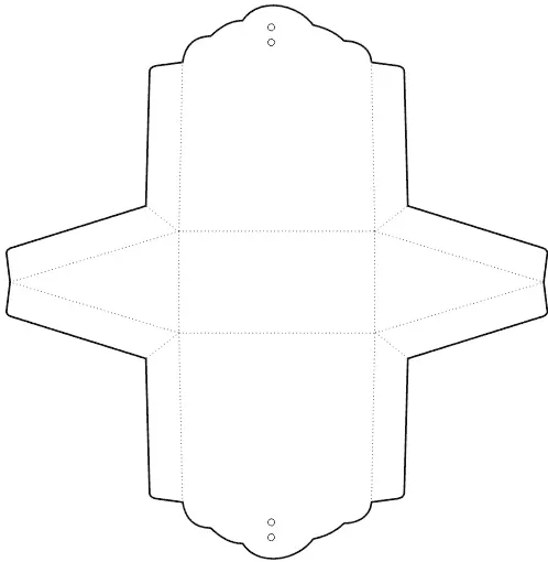 ZONA DE MANUALIDADES: Caja triangular