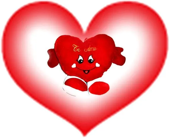 ZOOM FRASES: corazones rojos con tiernos peluches para compartir