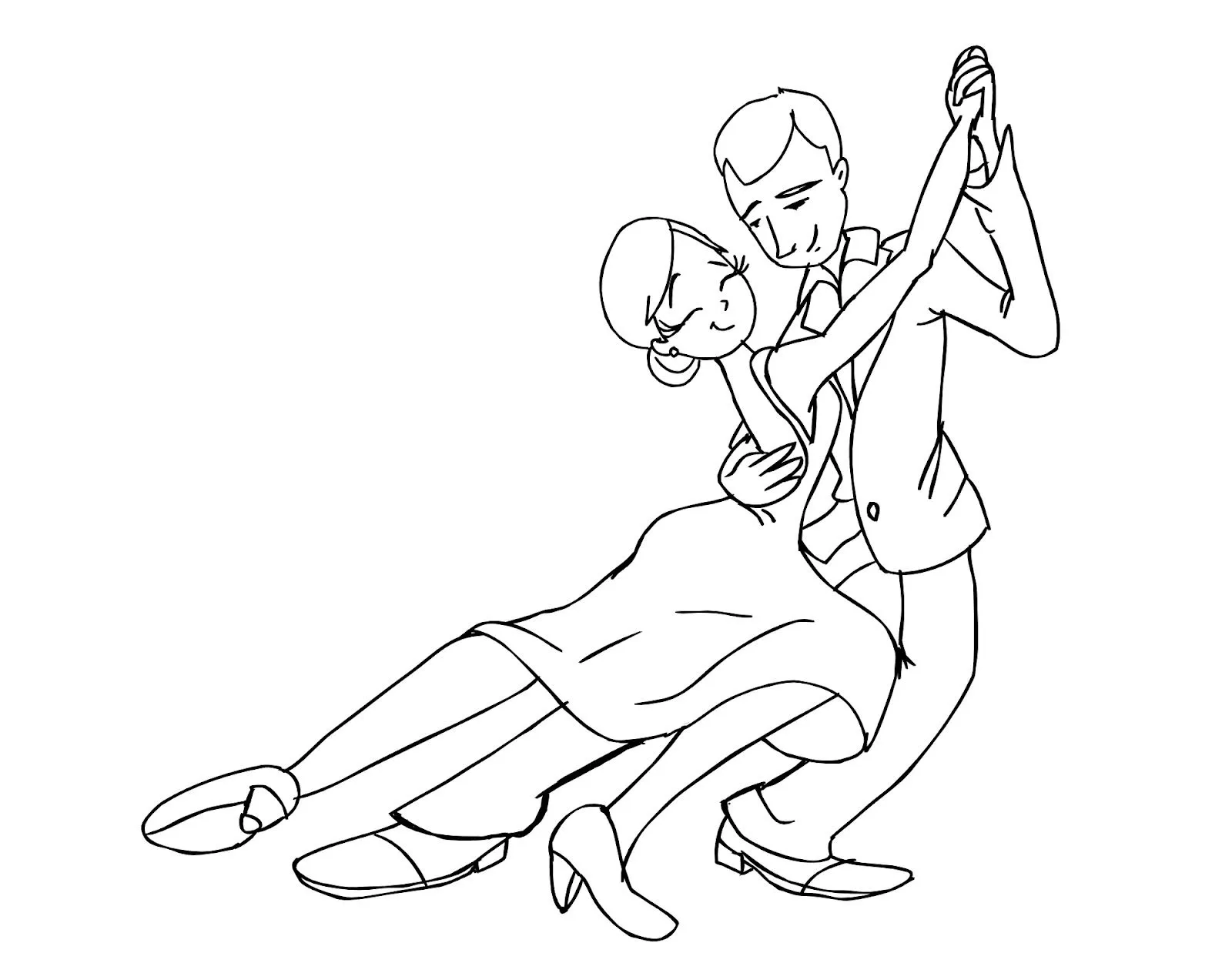 El zorro y La luna: Friday sketch: Tango.... El zorro y La luna: Friday sketch: Tango....