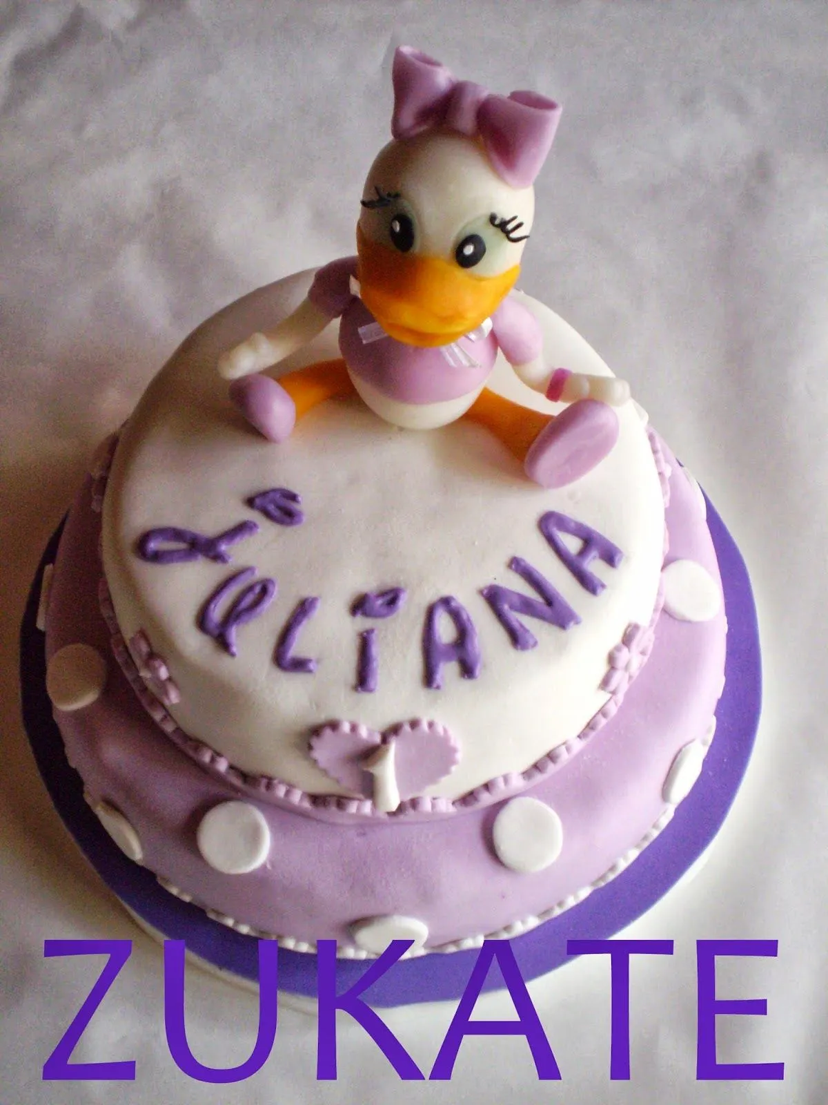 ZUKATE: TORTA DE PATA DAISY BEBE PARA JULIANA ZUKATE: TORTA DE PATA DAISY BEBE PARA JULIANA