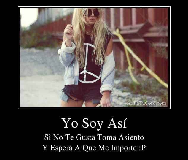 Yo Soy Así