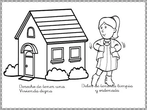 deberes y derechos de los niños : dibujos para pintar sobre los ... deberes y derechos de los niños : dibujos para pintar sobre los ...