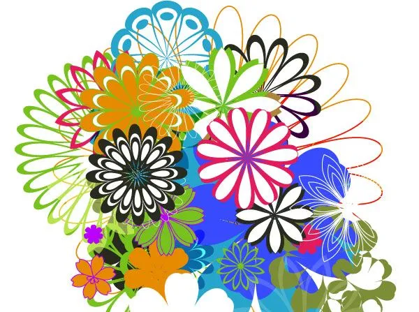 008-Vector Flowers | Free Vector Graphics Download | Free Vector ...