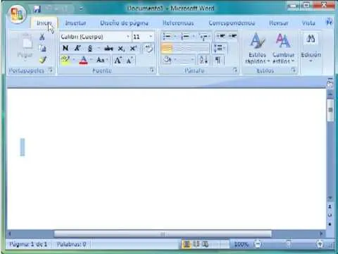 01Word2007 Entorno - YouTube