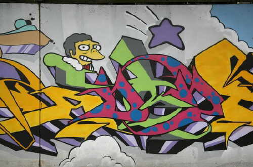 Graffitis de “Los Simpsons”