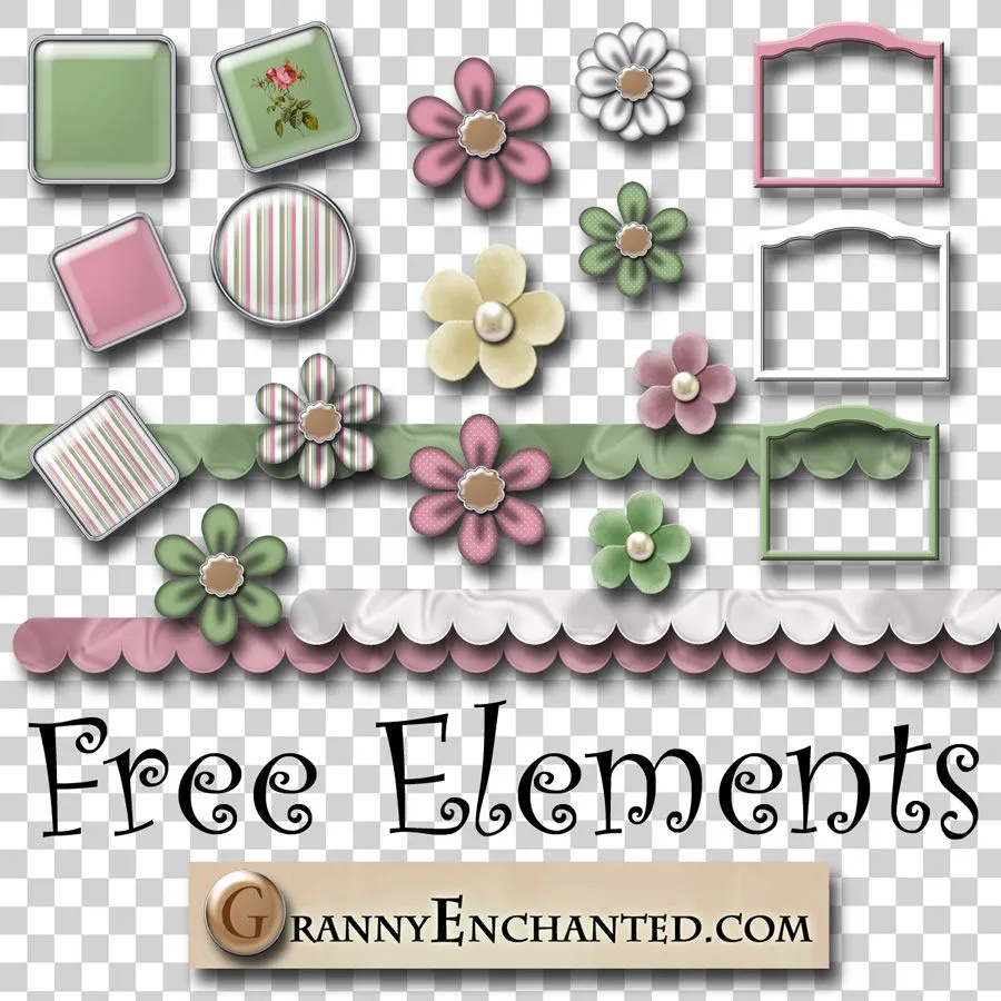 044e Free Digital Scrapbook Elements: Tea Rose
