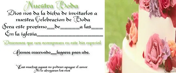 Texto para bodas cristianas | Victor blog