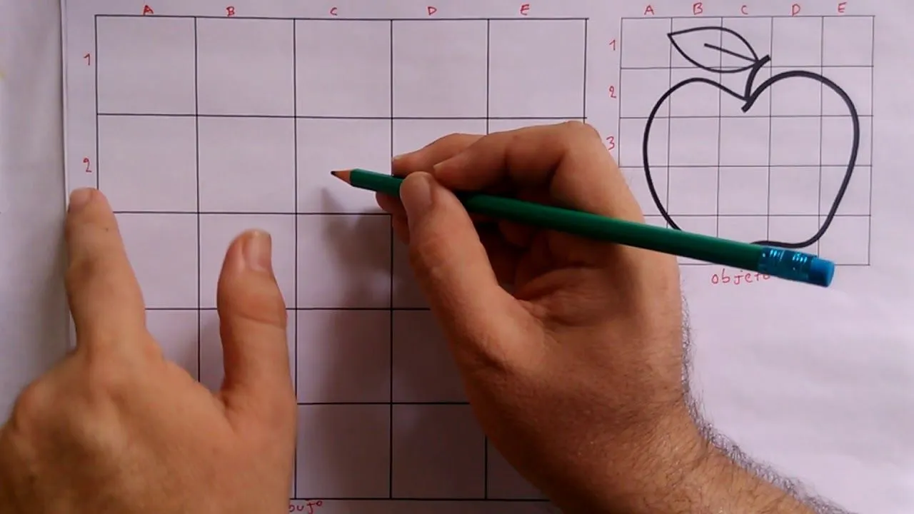 1) Dibujo en cuadricula. Escala 2:1. (Dibujo Ampliado el doble de grande al objeto) - YouTube