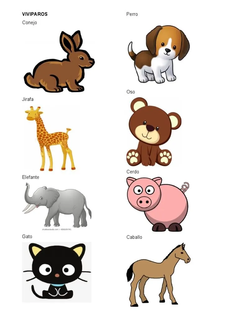 10 Animales Oviparos y Viviparos Animado | PDF 10 Animales Oviparos y Viviparos Animado | PDF