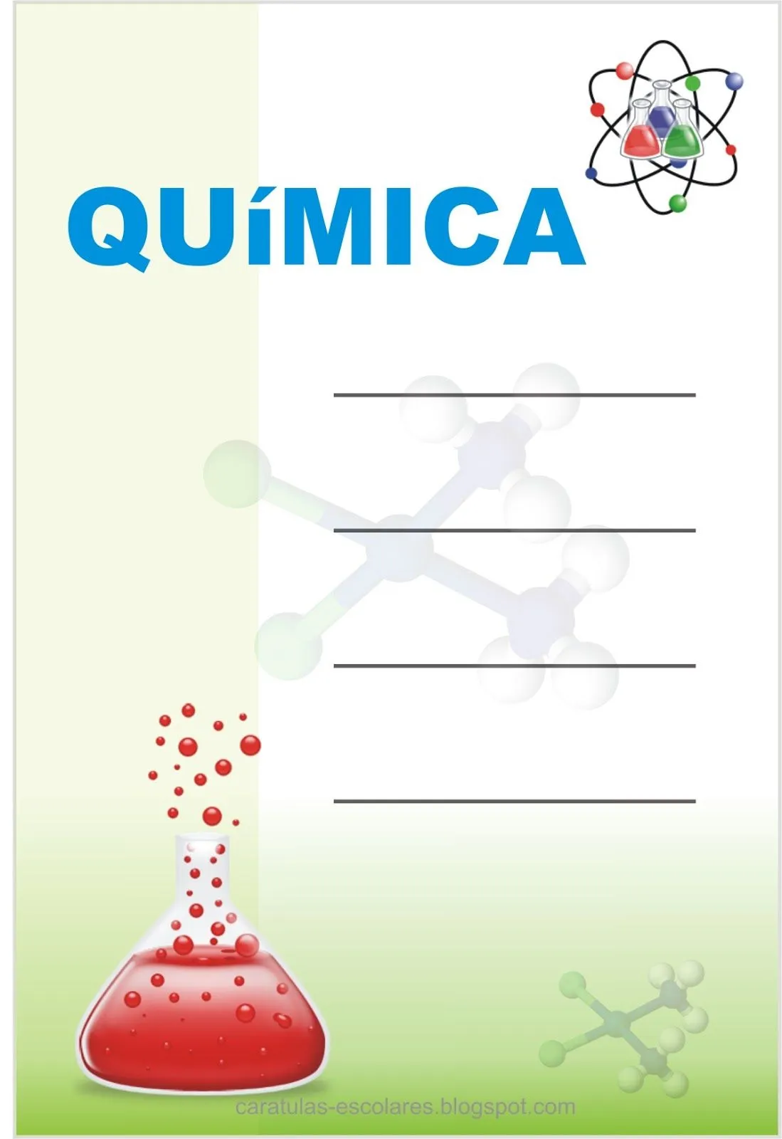 10 Caratulas para Cuadernos de Química – Carátulas para Cuadernos 10 Caratulas para Cuadernos de Química – Carátulas para Cuadernos