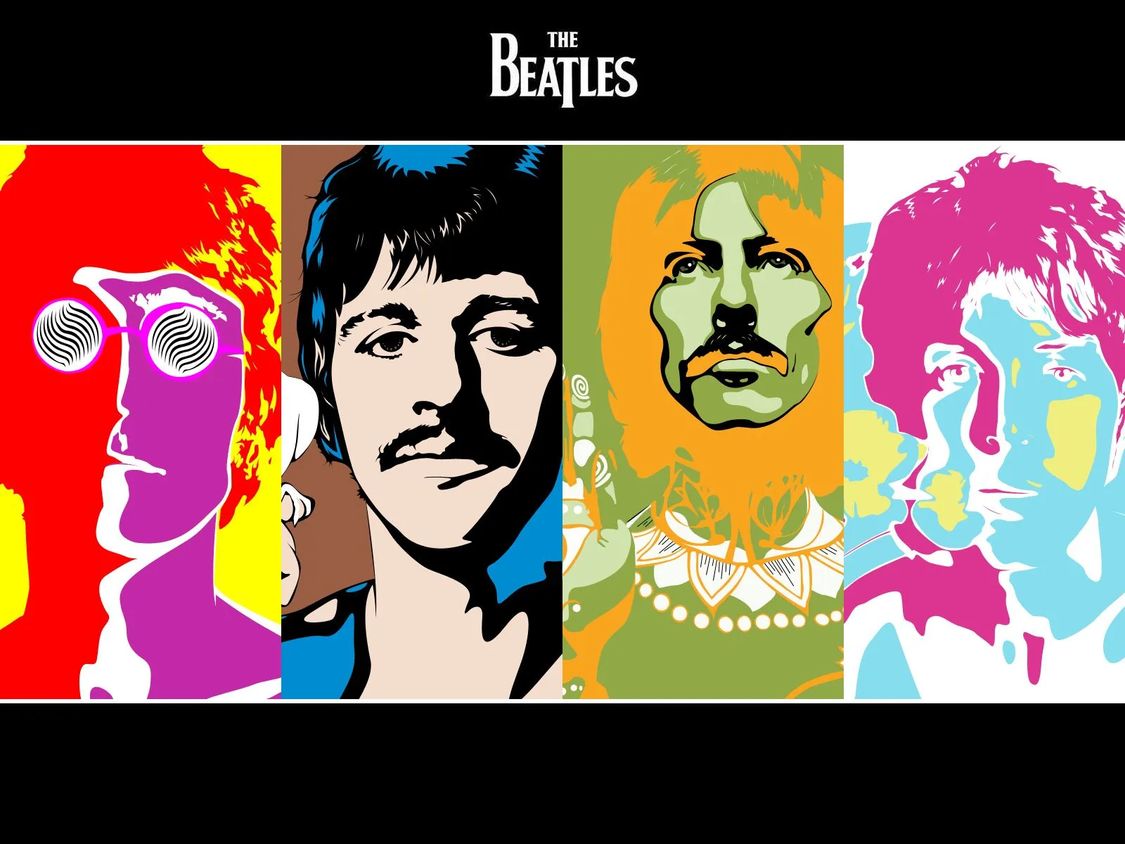La beatlemaniaca: 10 Creativos Fondos de Pantalla de Los Beatles