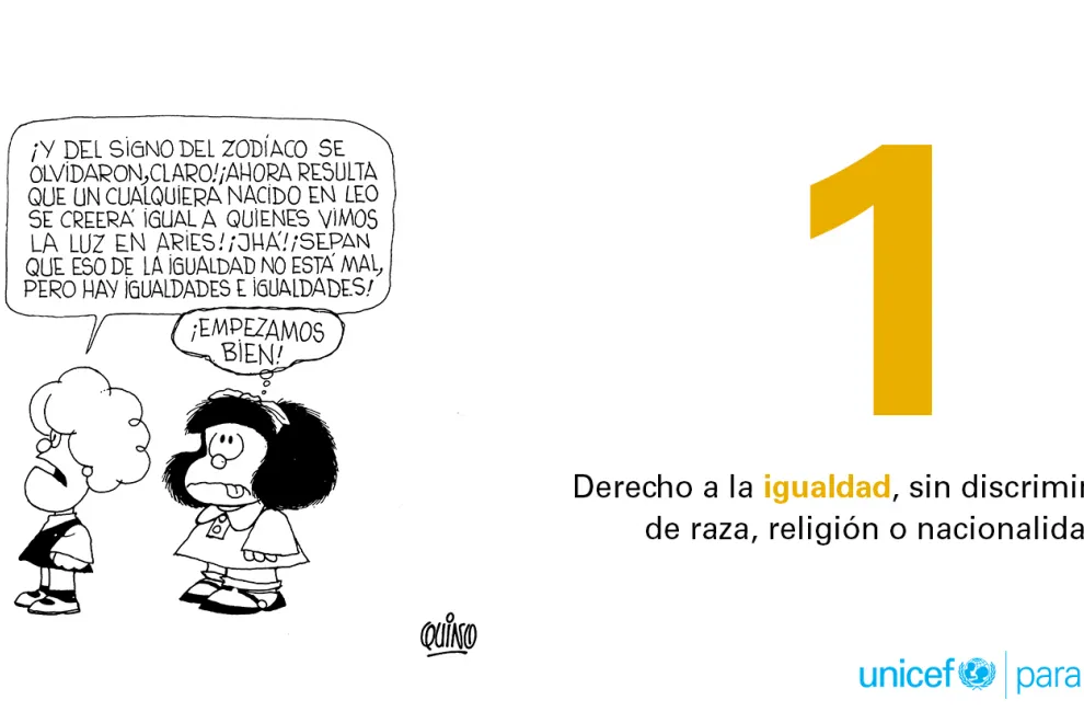10 derechos fundamentales de los niños, por Quino | UNICEF 10 derechos fundamentales de los niños, por Quino | UNICEF