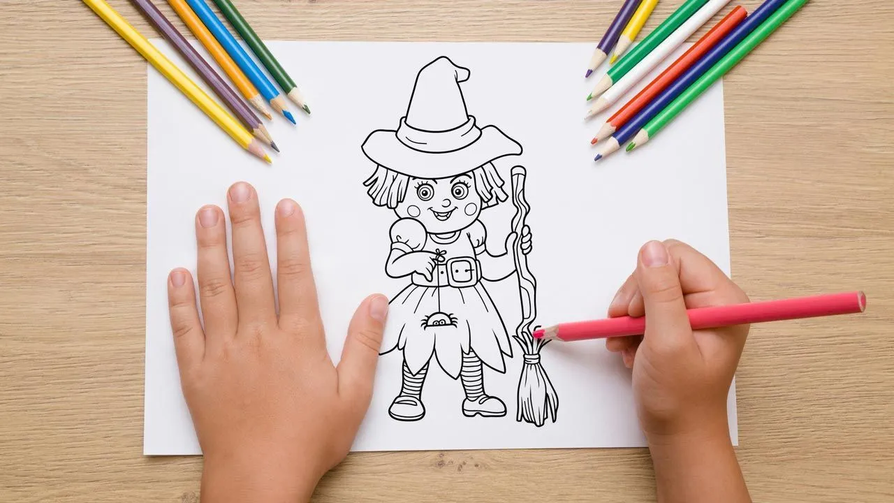 10 dibujos de Halloween para colorear