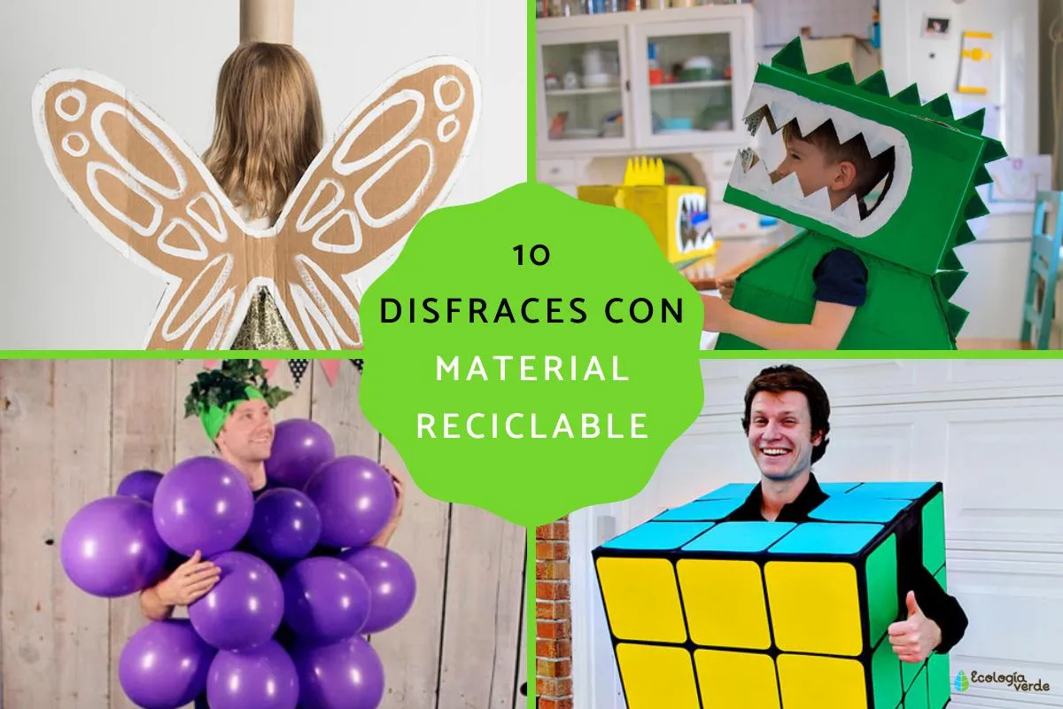 10 disfraces con material reciclado - ¡Ideas originales con FOTOS! 10 disfraces con material reciclado - ¡Ideas originales con FOTOS!