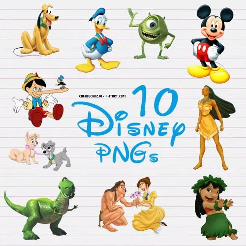 IMAGENES DISNEY EN PNG ( SIN FONDO )