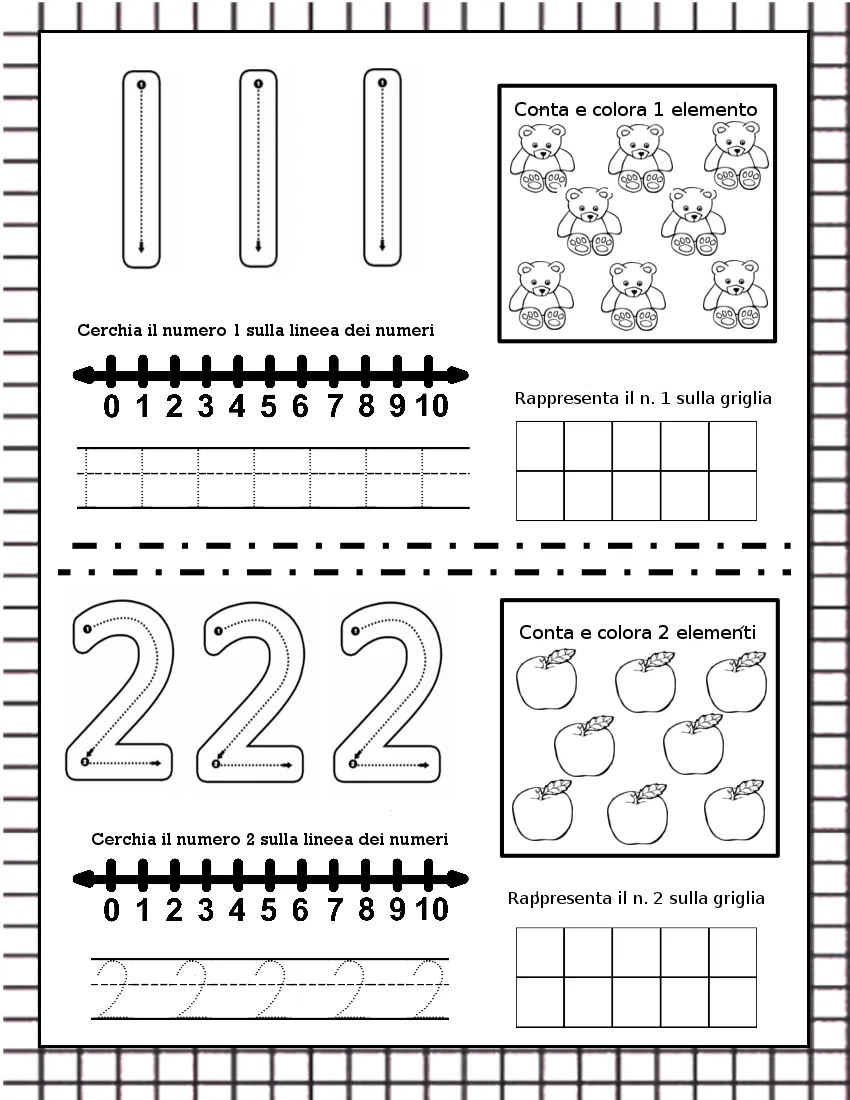 Da 1 a 10 divertiamoci con i numeri | MAMMA E CASALINGA Da 1 a 10 divertiamoci con i numeri | MAMMA E CASALINGA