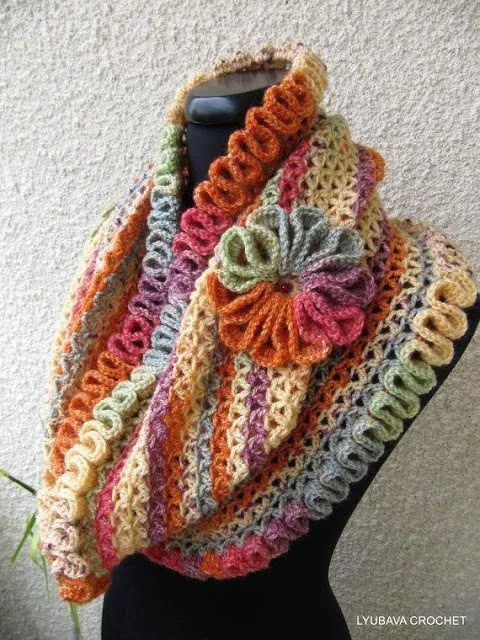 10 Ejemplos de bufandas de Crochet de Pinterest | 10 Ejemplos de bufandas de Crochet de Pinterest |