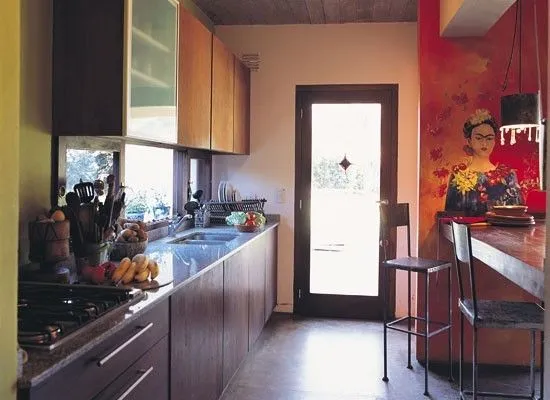 10 estilos de cocina con cemento alisado