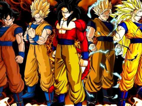 las 10 fases de goku - YouTube