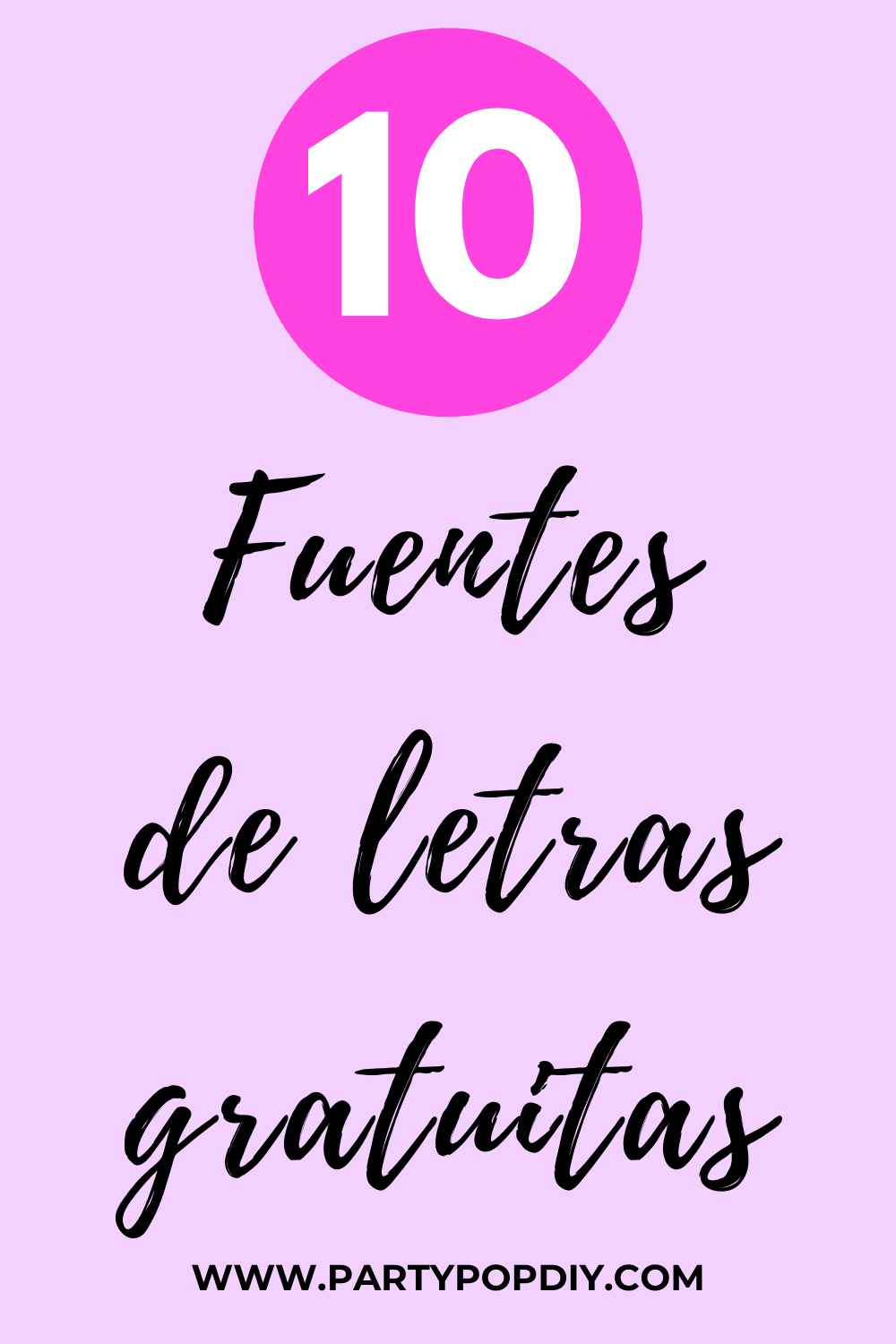 10 Fuentes de letras gratis para utilizar con vinilo | PartyPop DIY 10 Fuentes de letras gratis para utilizar con vinilo | PartyPop DIY