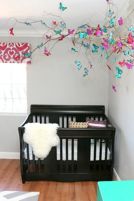 10 Habitaciones decoradas con mariposas | DECORACIÓN BEBÉS