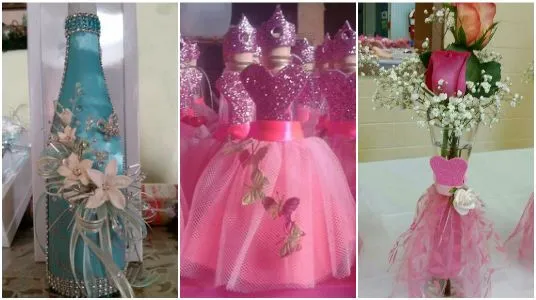 10 Ideas para Decorar Botellas para Centros de Mesa en Fiestas de ...