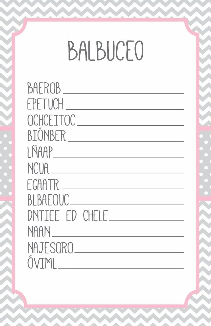 10 juegos para imprimir para el Baby Shower! | Mundo Bebé 10 juegos para imprimir para el Baby Shower! | Mundo Bebé