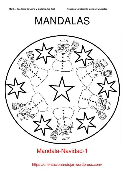 10 Mandalas Navideñas. Para colorear y trabajar la atención – Planeta Escuela TIC 2.0 10 Mandalas Navideñas. Para colorear y trabajar la atención – Planeta Escuela TIC 2.0
