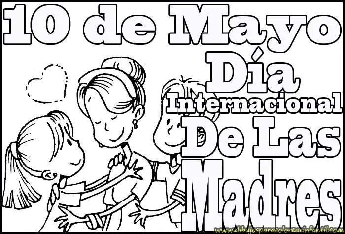 10 de mayo para colorear para colorear 192x225