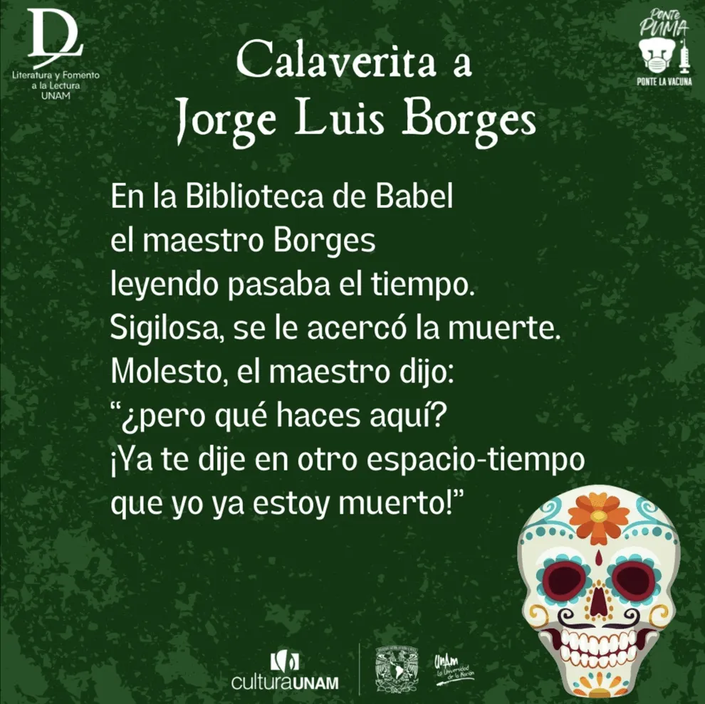 Las 10 mejores calaveritas literarias que disfrutarás este Día de Muertos