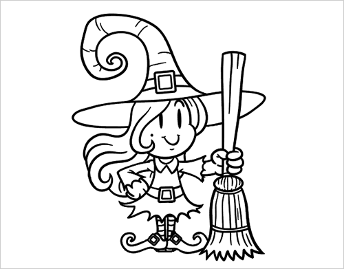 Los 10 mejores dibujos de Halloween para colorear - Dibujos.net