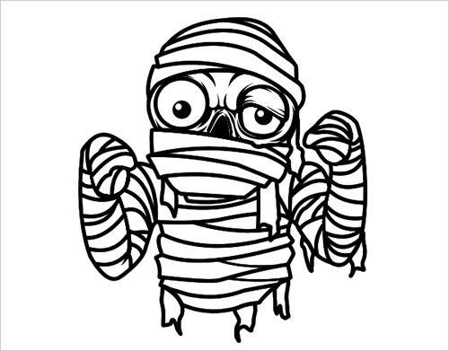 Los 10 mejores dibujos de Halloween para colorear - Dibujos.net