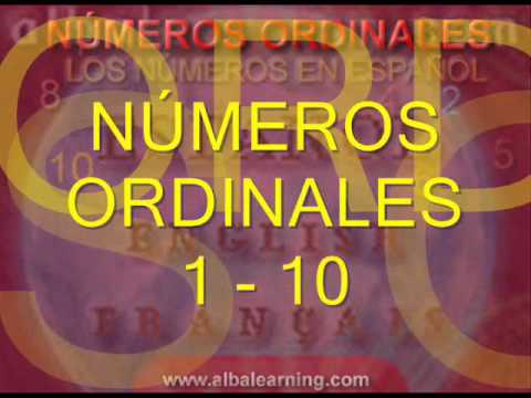 1 a 10 Números ordinales en Español Ordinal Numbers in Spanish ... 1 a 10 Números ordinales en Español Ordinal Numbers in Spanish ...