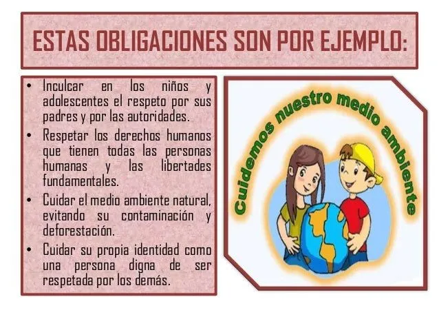 10 obligaciones de los niños con imagenes - Imagui