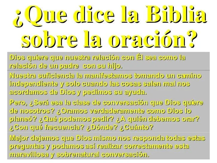10 La Oracion